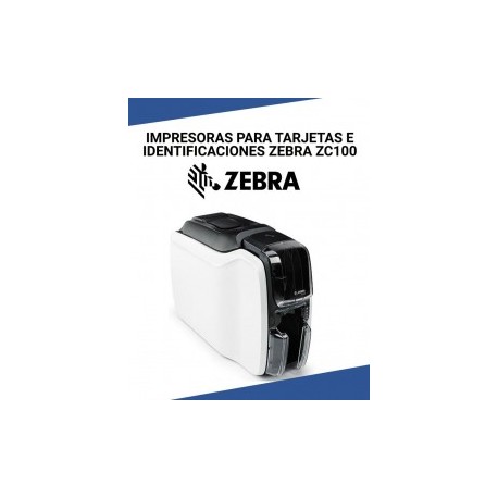 Impresora para tarjetas e identificaciones Zebra ZC100